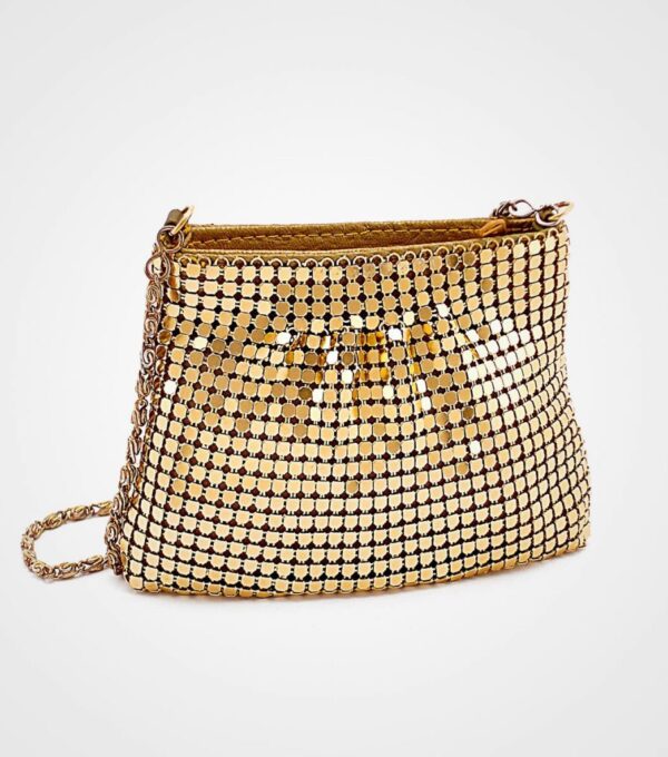 Golden Bag With Chain