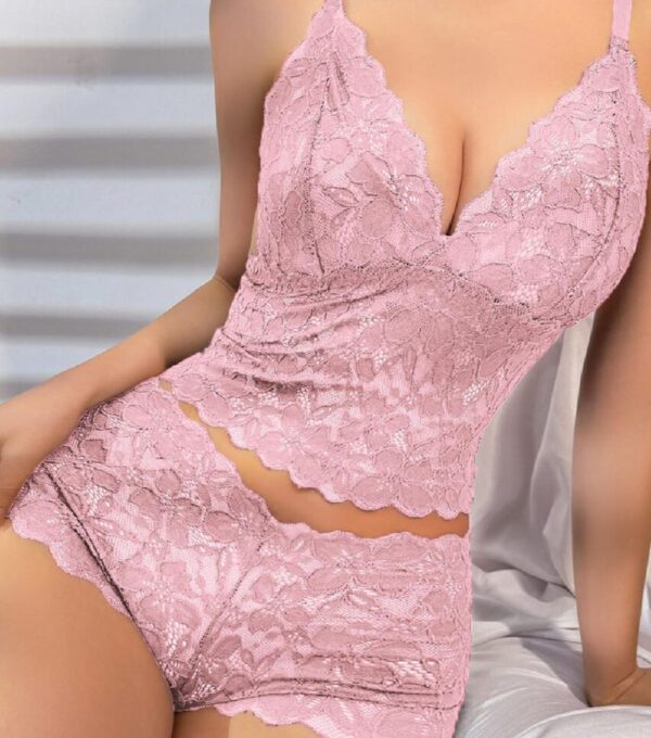 Two Piece Pink Lingerie