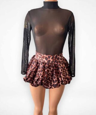 Cheetah Bubble Skirt