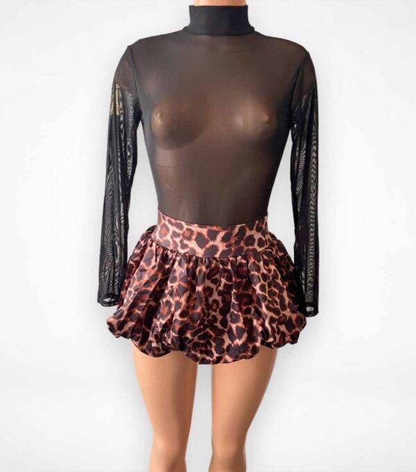 Cheetah Bubble Skirt
