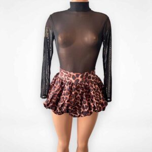 Cheetah Bubble Skirt