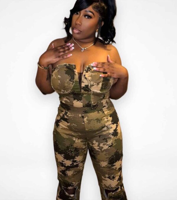 Tube Camo Jumpsuit
