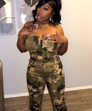Camouflage Jumpsuit Set